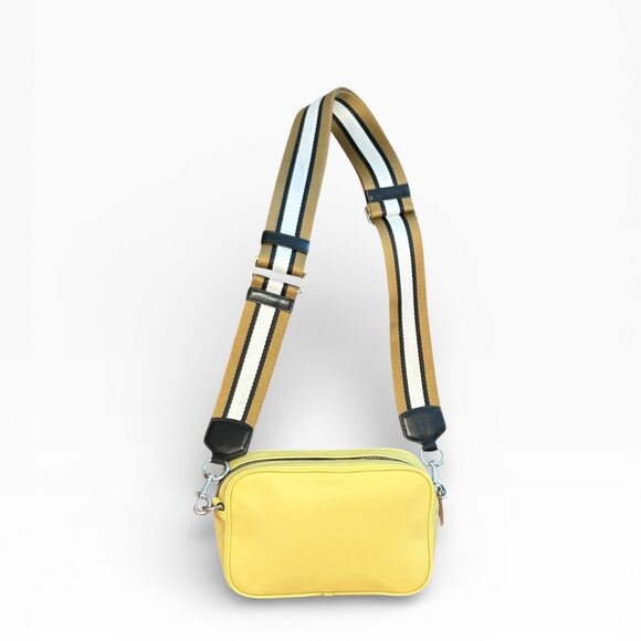 Marc Jacobs Flash Leather Shoulder Bag Lemon - Picture 3 of 14